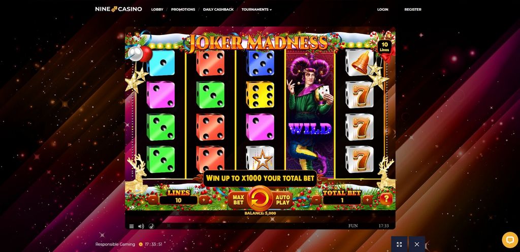 NineCasino : Le casino